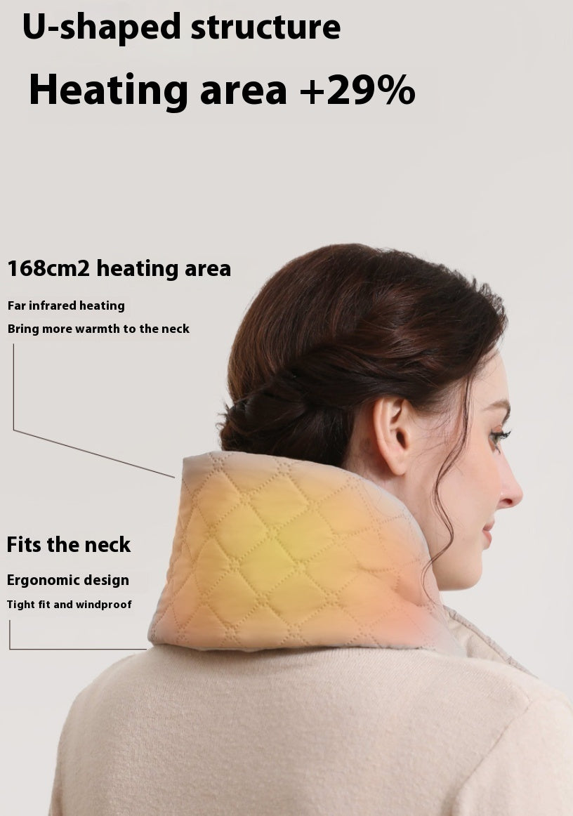 Electric Heating Outdoor Warm Heated Scarf USB Heater Shawl Neck Brace