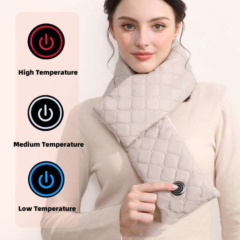 Electric Heating Outdoor Warm Heated Scarf USB Heater Shawl Neck Brace
